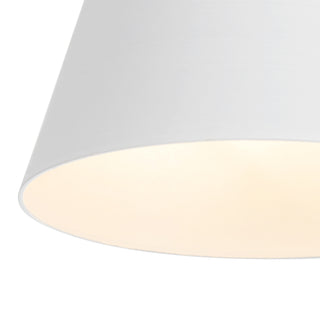 Murphy 4 in Antique White Flush Mount