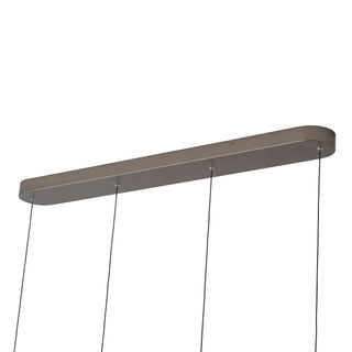 Nial 46 in Gray and Gold Dimmable LED Linear Pendant