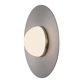 Nial 10 in Gray/Gold Dimmable LED Semi Flush Mount