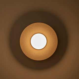 Nial 10 in Gray/Gold Dimmable LED Semi Flush Mount