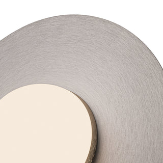 Nial 10 in Gray/Gold Dimmable LED Semi Flush Mount