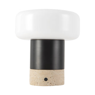Niko 7 in Urban Bronze Dimmable LED Table Lamp with Opal Matte Glass