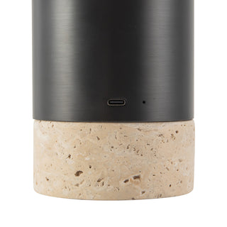 Niko 7 in Urban Bronze Dimmable LED Table Lamp with Opal Matte Glass