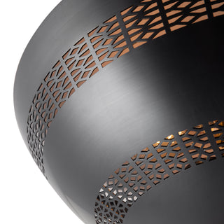 Overland 18 in Urban Bronze Flush Mount