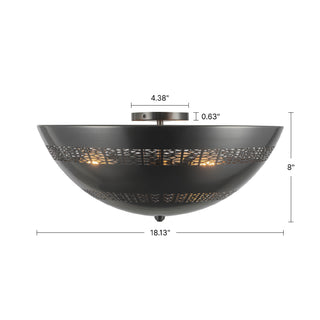 Overland 18 in Flush Mount