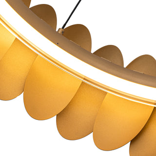 Palma 20 in Black Dimmable LED Chandelier