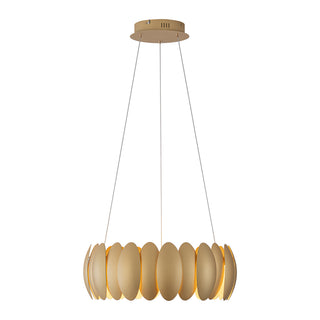 Palma 20 in Gold Dimmable LED Chandelier