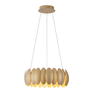 Palma 20 in Gold Dimmable LED Chandelier