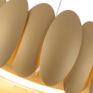 Palma 20 in Gold Dimmable LED Chandelier