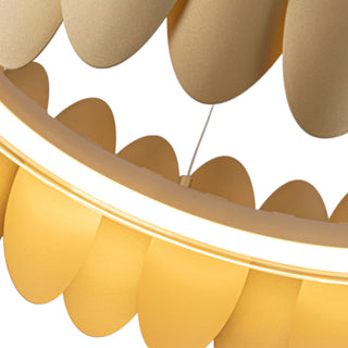 Palma 20 in Gold Dimmable LED Chandelier