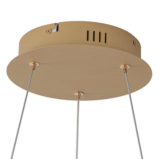 Palma 20 in Gold Dimmable LED Chandelier