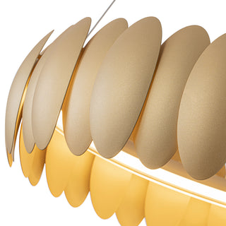 Palma 28 in Gold Dimmable LED Chandelier