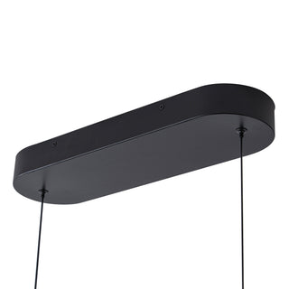 Palma 47 in Black Dimmable LED Linear Pendant