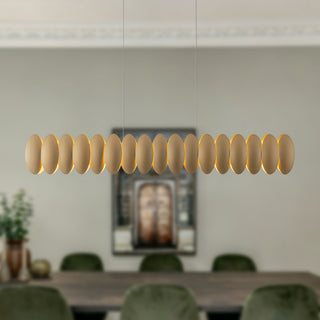 Palma 47 in Gold Dimmable LED Linear Pendant