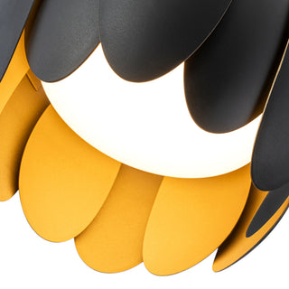 Palma 10 in Black Dimmable LED Pendant