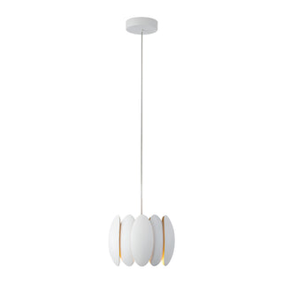 Palma 10 in White Dimmable LED Pendant