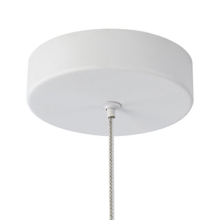 Palma 10 in White Dimmable LED Pendant