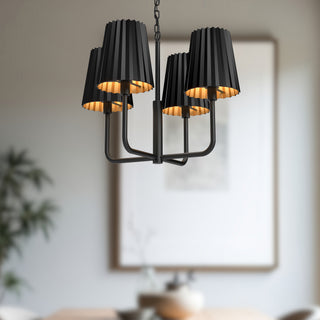 Plisse 23 in Chandelier