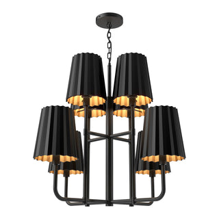 Plisse 30 in Chandelier