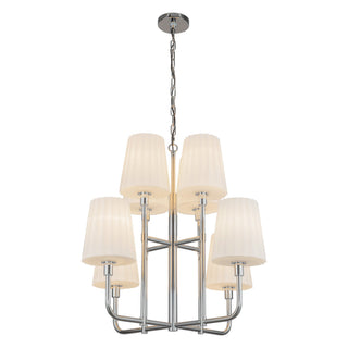 Plisse 30 in Chandelier