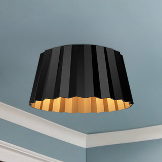 Plisse 14 in Flush Mount