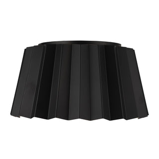 Plisse 14 in Flush Mount