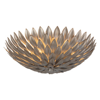 Posie 17 in Aged Silver Flush Mount