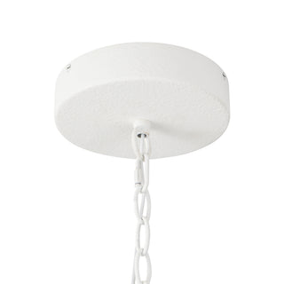 Prescott 24 in Antique White Dimmable LED Chandelier with Opal Matte Glass