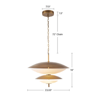 Prescott 24 in Dimmable LED Chandelier
