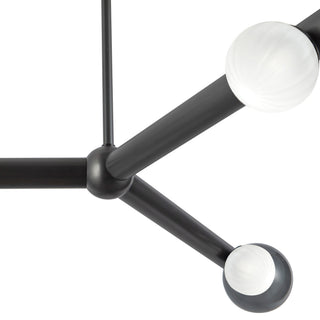 Reese 41 in Urban Bronze Dimmable LED Chandelier with Smoked Glass