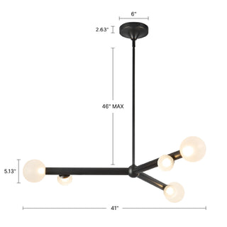 Reese 41 in Dimmable LED Chandelier