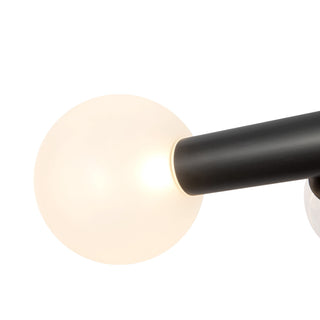 Reese 53 in Urban Bronze Dimmable LED Chandelier with Opal Glass