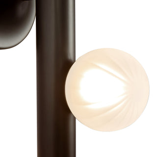 Reese 14 in Urban Bronze Dimmable LED Wall Sconce with Amber Glass