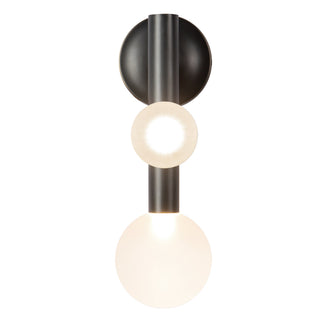 Reese 14 in Urban Bronze Dimmable LED Wall Sconce with Opal Glass