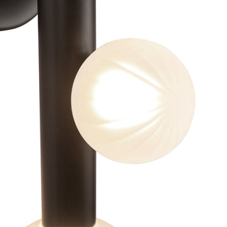 Reese 14 in Urban Bronze Dimmable LED Wall Sconce with Opal Glass