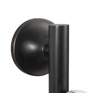 Reese 14 in Urban Bronze Dimmable LED Wall Sconce with Opal Glass