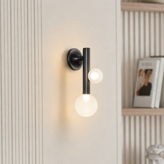 Reese 14 in Urban Bronze Dimmable LED Wall Sconce with Opal Glass