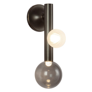 Reese 14 in Urban Bronze Dimmable LED Wall Sconce with Smoked Glass