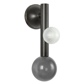 Reese 14 in Urban Bronze Dimmable LED Wall Sconce with Smoked Glass