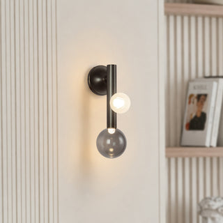Reese 14 in Urban Bronze Dimmable LED Wall Sconce with Smoked Glass