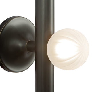 Reese 23 in Urban Bronze Dimmable LED Vanity Light with Amber Glass