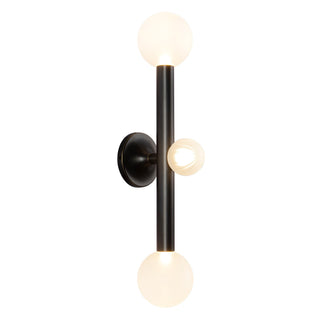 Reese 23 in Urban Bronze Dimmable LED Vanity Light with Opal Glass