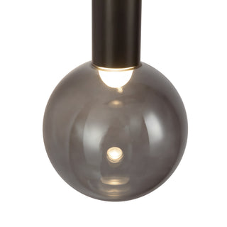 Reese 23 in Urban Bronze Dimmable LED Vanity Light with Smoked Glass