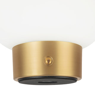 Rinae 5 in Brushed Gold Dimmable LED Table Lamp