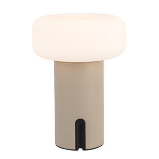 Shilo 8 in Sand Dimmable LED Exterior Portable Lamp