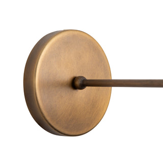 Slender 18 in Vintage Brass Dimmable LED Wall/Picture Light