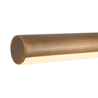 Slender 24 in Vintage Brass Dimmable LED Wall/Picture Light