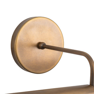 Slender 24 in Vintage Brass Dimmable LED Wall/Picture Light