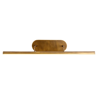 Slender 32 in Vintage Brass Dimmable LED Wall/Picture Light