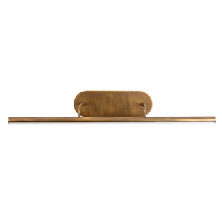 Slender 32 in Vintage Brass Dimmable LED Wall/Picture Light